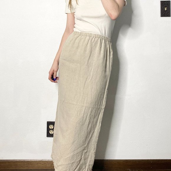 Eileen Fisher Linen Maxi Skirt - Picture 3 of 13